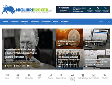 Tablet Screenshot of miglioribroker.com